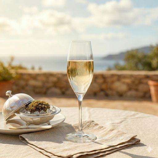 Calice di prosecco — Momento Lungotevere
