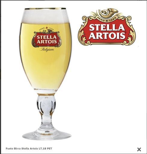 Stella Artois alla spina 20cl — Momento Lungotevere